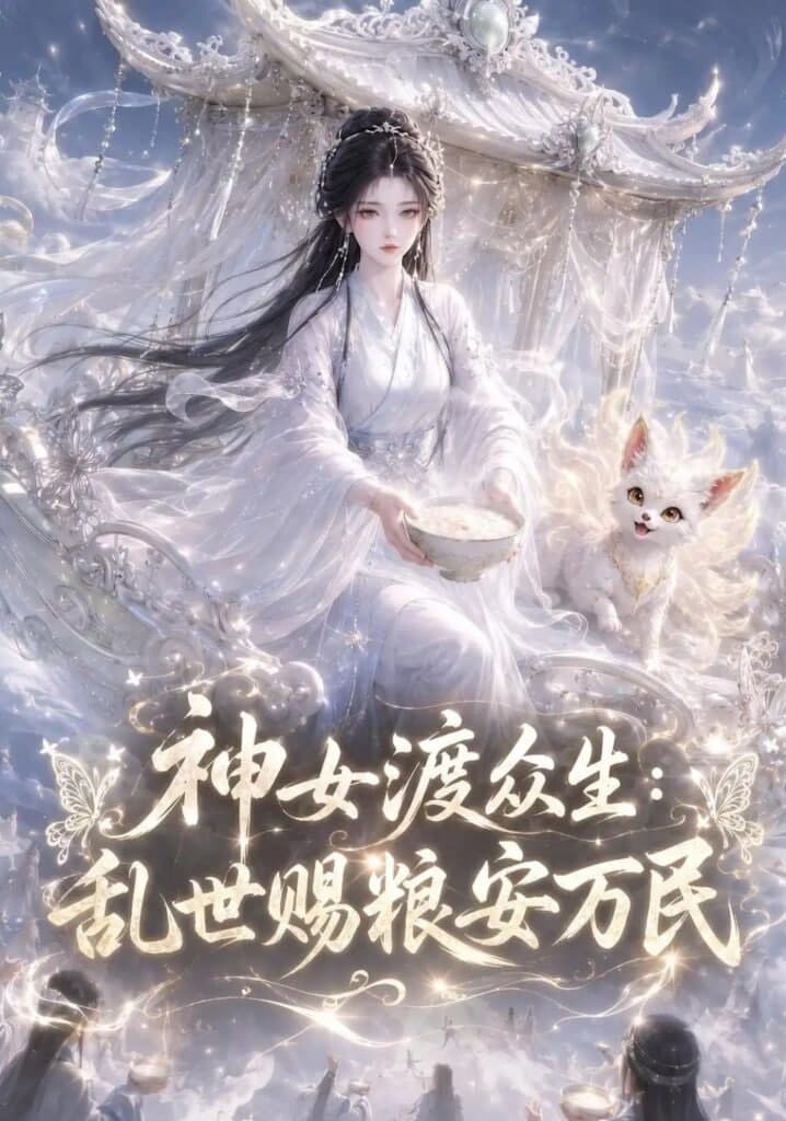 神女渡众生乱世赐粮安万民海报